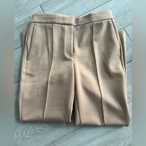 Ann Taylor Beige Tailored Pleated Pants